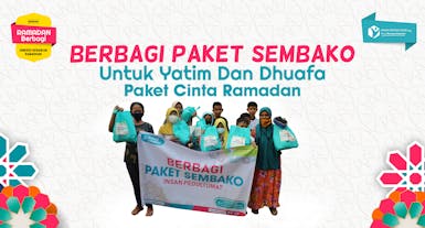 Berbagi Paket Sembako Untuk Yatim Dan Dhuafa di Bulan Ramadan