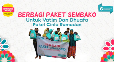 Berbagi Paket Sembako Untuk Yatim Dan Dhuafa di Bulan Ramadan