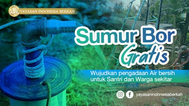 Program Pengadaan Sumur Bor Gratis