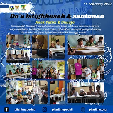 raih kebaikan dengan wakaf al-Qur'an bersama yayasan pilar ilmu