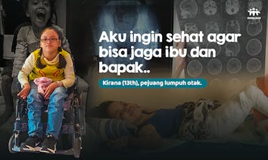 Kirana (13th) Berjuang Lawan Lumpuh Otak dan Dislokasi Pinggul