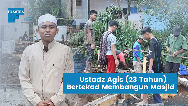 Dukung Ustadz Muda Agis (23tahun) Bangun Masjid di Pegunungan