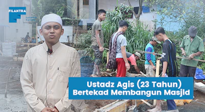 Dukung Ustadz Muda Agis (23tahun) Bangun Masjid di Pegunungan