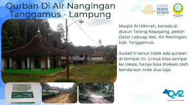 Qurban di Air Naningan Tanggamus Lampung