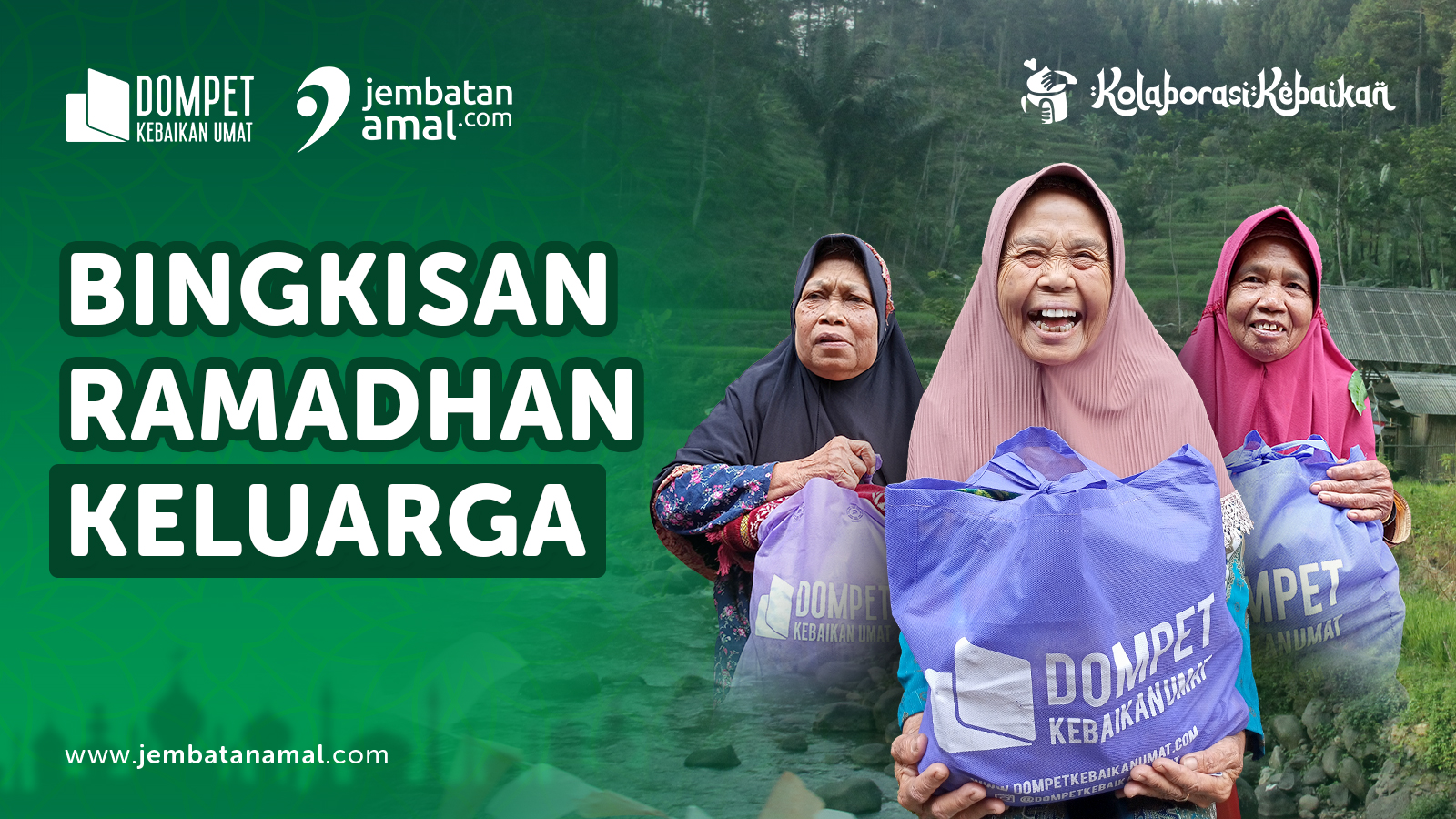 1000 Paket Bingkisan Ramadhan untuk Keluarga Dhuafa