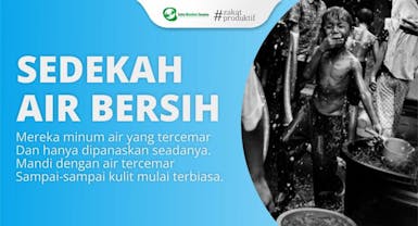 Sedekah Air Bersih di Daerah Sulit Air