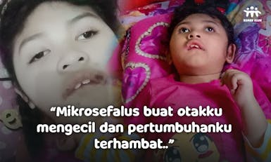 Bantu Naurah Berjuang Melawan Mikrosefalus