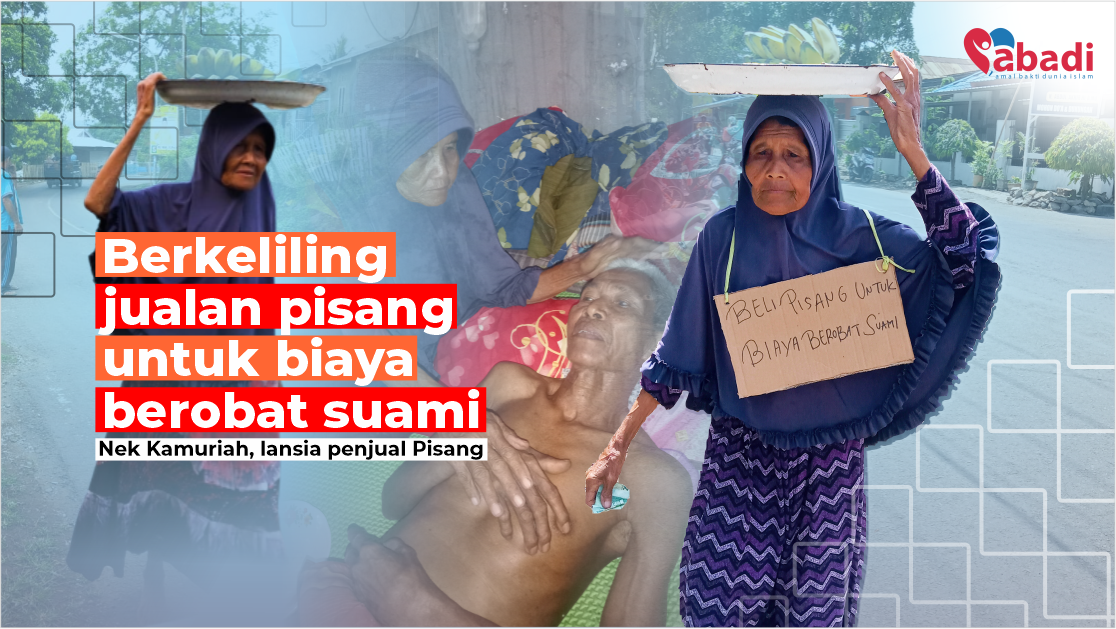 Kisah Pilu Nenek Tua Renta Berkeliling Jualan Pisang Untuk Biaya Berobat Suami
