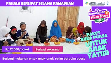 Paket buka puasa untuk Anak-anak Yatim