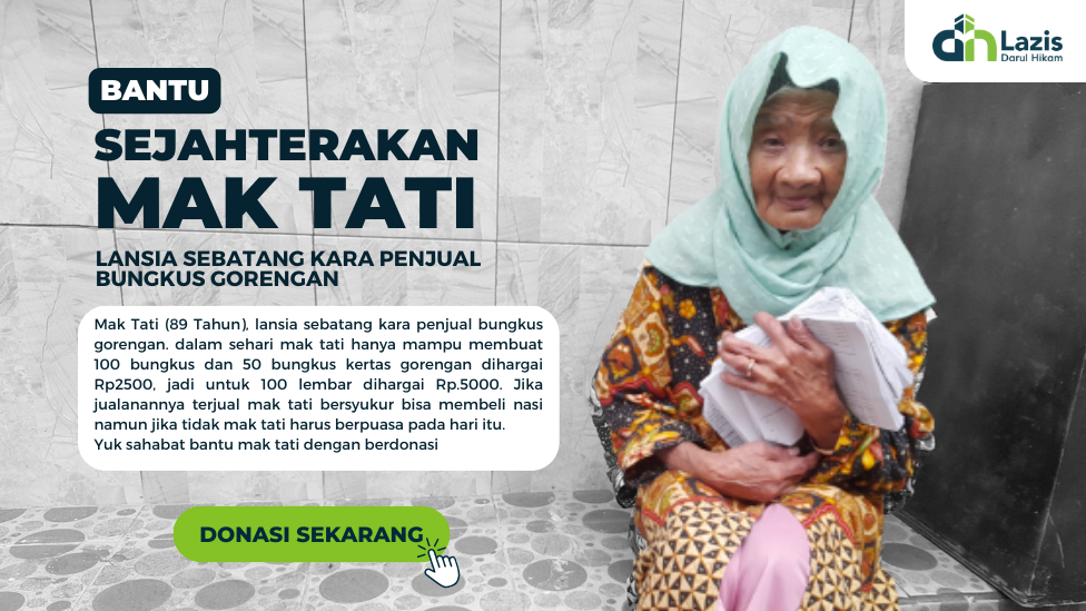 BUNGKUS GORENGAN PENYAMBUNG HIDUP! BANTU SEJAHTERAKAN MAK TATI LANSIA SEBATANG KARA!!!