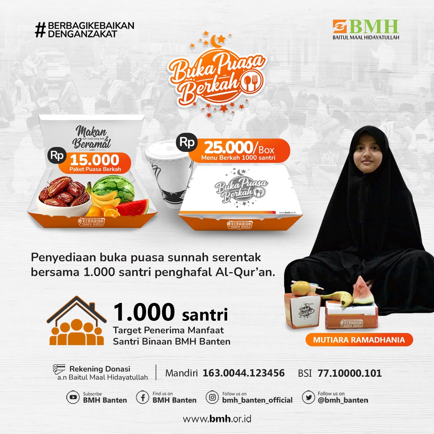 Sedekah Buka Puasa Sunnah Tahfids Al- Qur'an