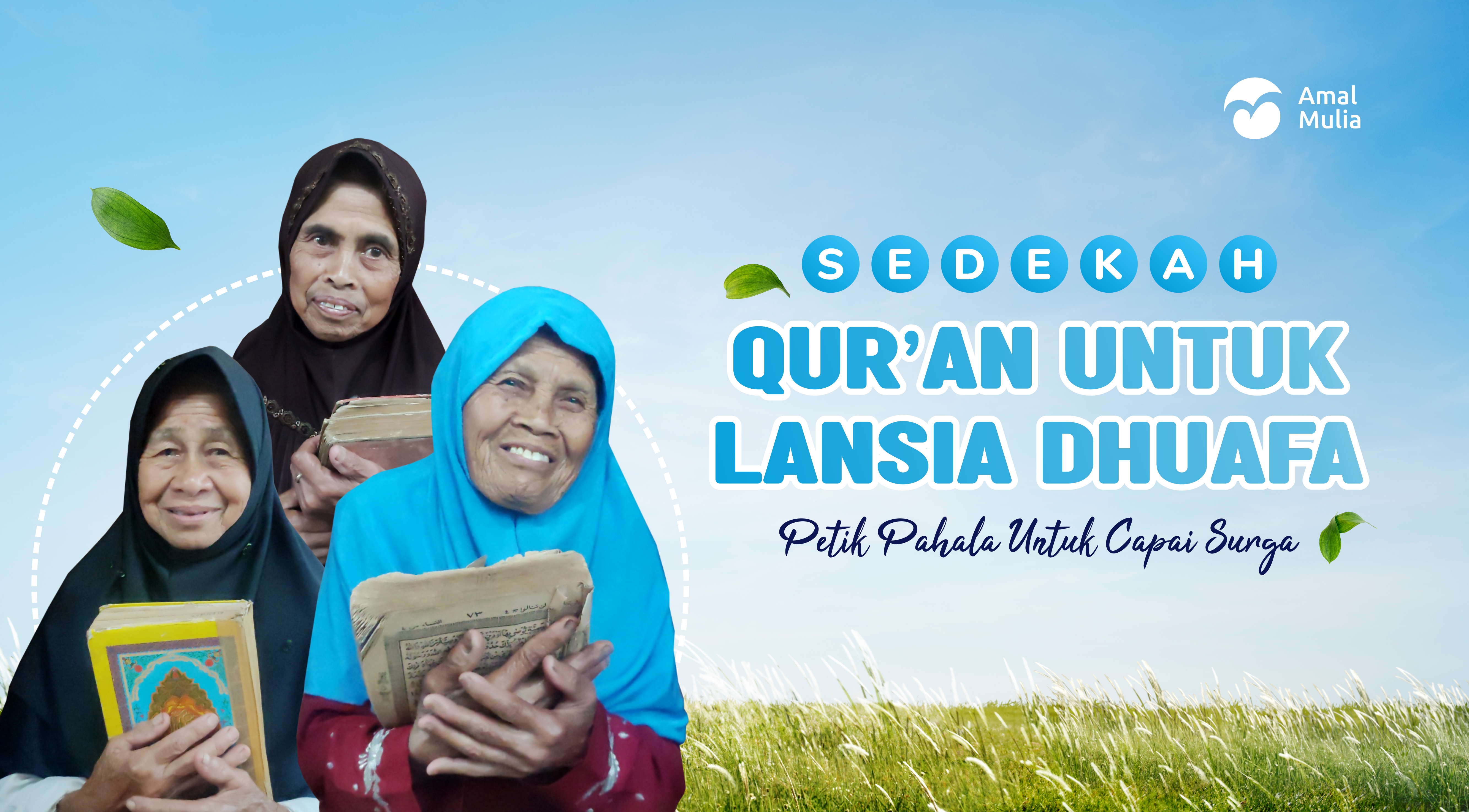 Sedekah Qur’an Jumbo, Mudahkan Lansia Baca Qur’an di Usia Senja