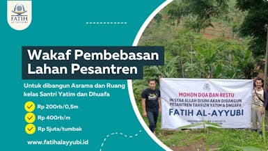 Wakaf Pembebasan Lahan Pesantren