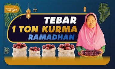 1 TON KURMA UNTUK BUKA PUASA MUSLIM PERKOTAAN DAN PEDALAMAN