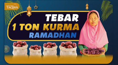 1 TON KURMA UNTUK BUKA PUASA MUSLIM PERKOTAAN DAN PEDALAMAN