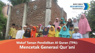 Selesaikan Pembangunan TPA, Agar 80 Santri Bisa Belajar Al Quran Dengan Tenang