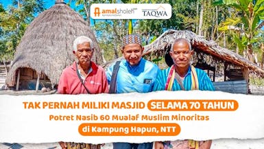 Bangun Masjid Pertama untuk Mualaf di Kampung Hapun, NTT