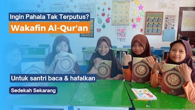 Wakaf Alquran Atas Nama Orang Tua