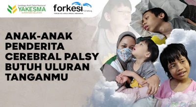 Anak anak Penderita Cerebral Palsy Butuh Bantuanmu