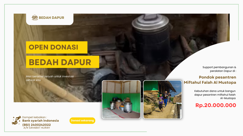 Bedah Dapur Pondok Pesantren