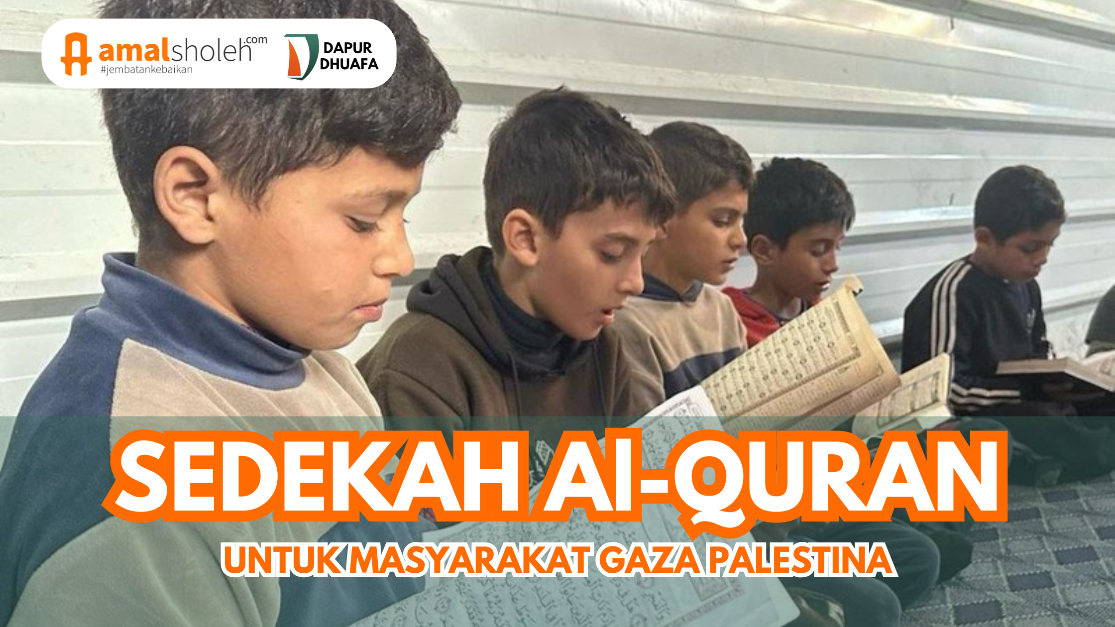 Sedekah Alquran Untuk Warga Gaza Palestina