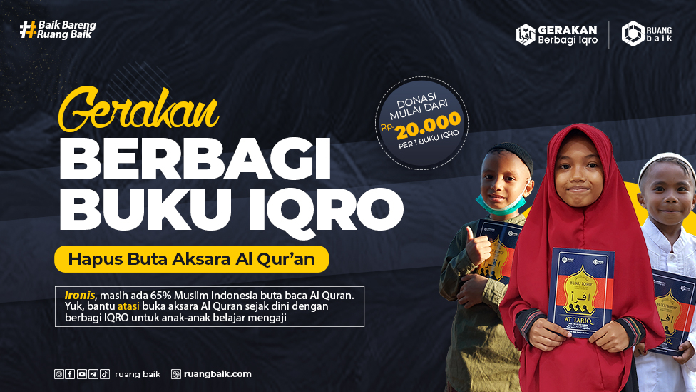 Hapus Buta Huruf Quran, Sedekah Jariyah Buku Iqro Untuk Anak-Anak Pedalaman