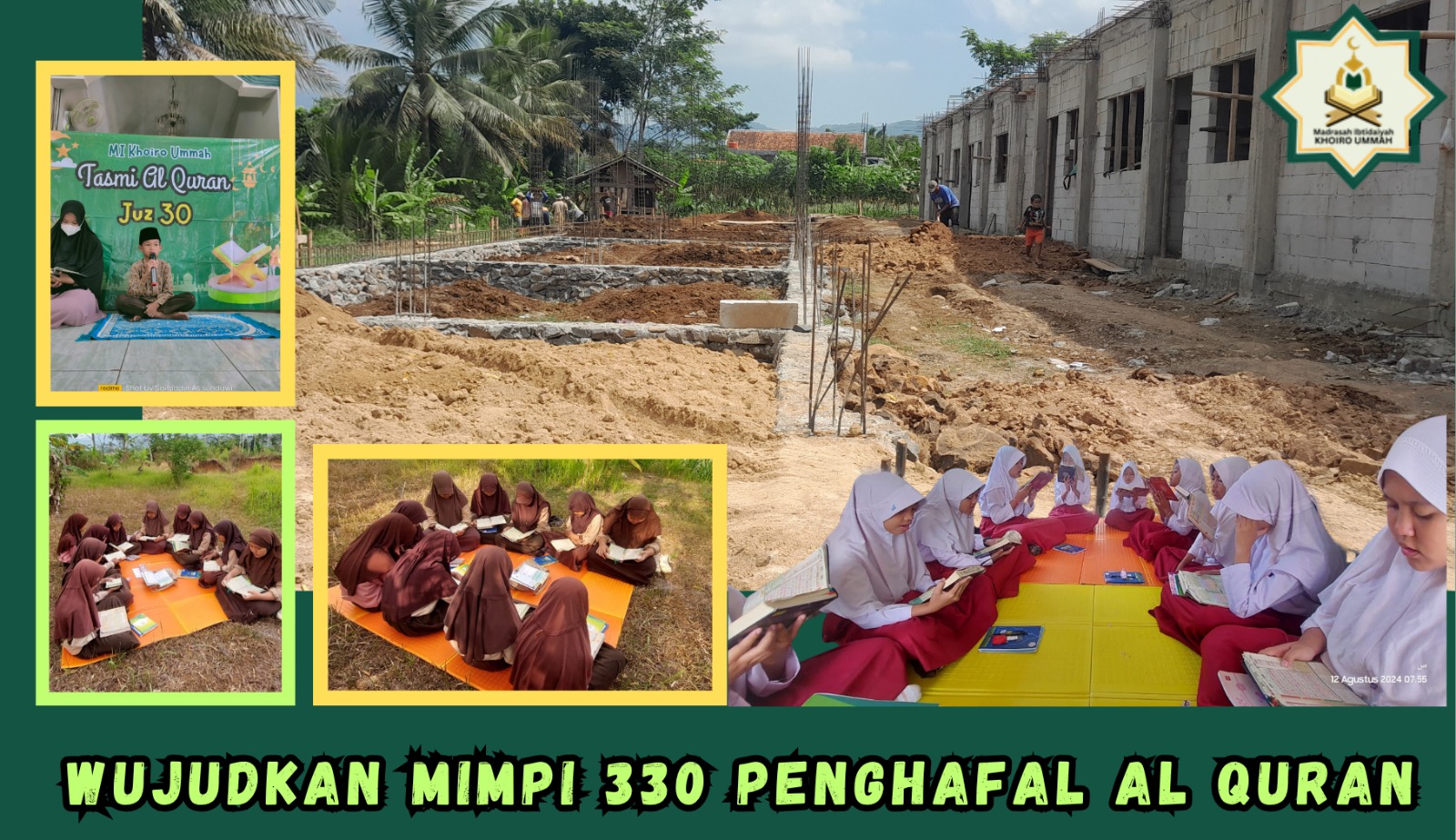 Bangun Sekolah Tahfidz Bangun Masa Depan