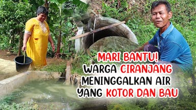 Wakaf Air Dusun Kebon Cau bersama GAMMA