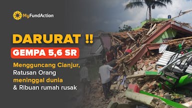 DARURAT! Cianjur Diguncang Gempa Dahsyat, Ayo Bantu Mereka Yang Terdampak