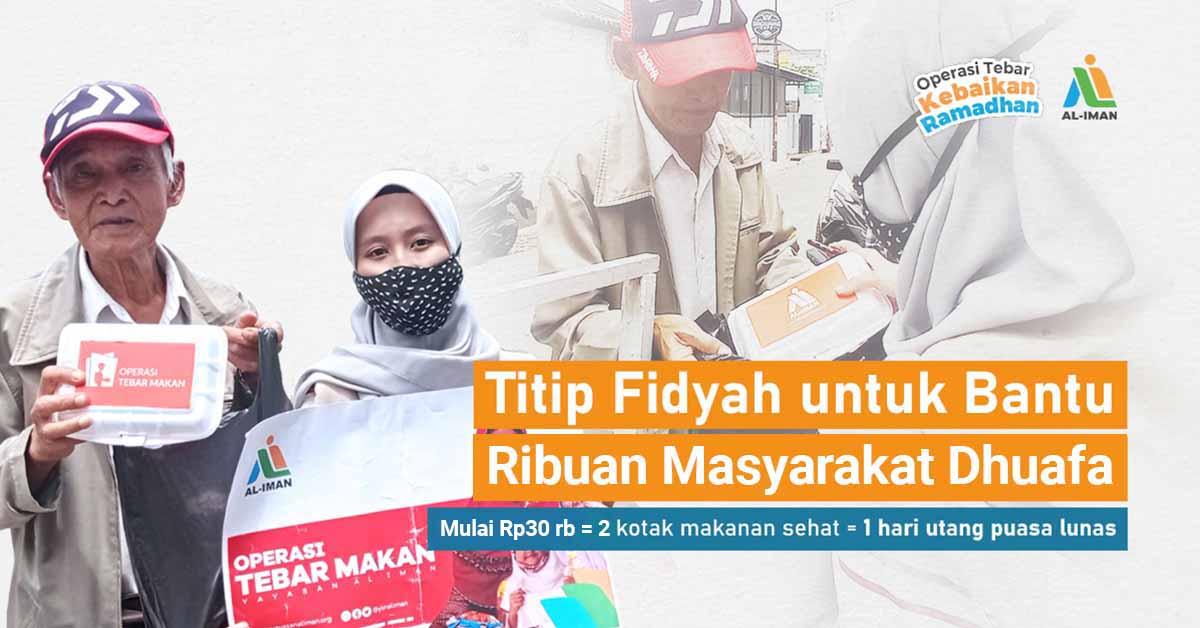 Mulai dari 30 Ribu, Tunaikan Fidyahmu