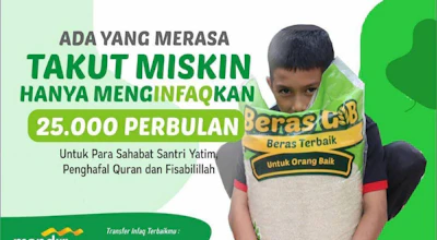 Gerakan infaq beras banten periode Juli 2023