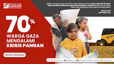 BANTU KRISIS PANGAN DI PALESTINA DENGAN MEMBERIKAN GANDUM UNTUK YATIM & DHUAFA