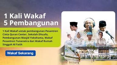 SATU KALI WAKAF 5 PEMBANGUNAN DAKWAH QURAN