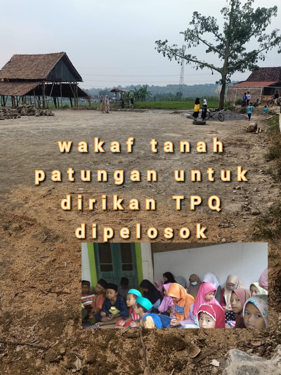 Wakaf patungan pembelian lahan TPQ