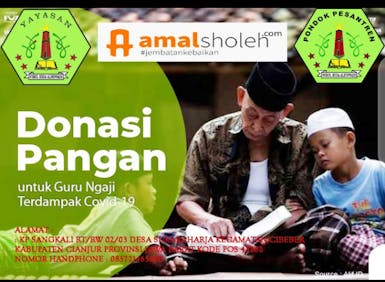 sedekah pagi bantu guru ngaji pedesaan