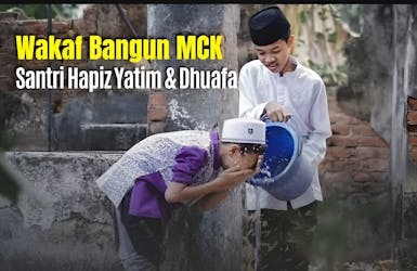 WAKAF AIR BERSIH PENGHAFAL QUR'AN