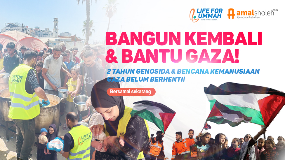 2TAHUN GENOSIDA GAZA! Mari bersamai hadirkan senyum dan harapan Palestina!