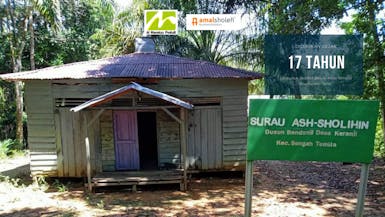 Peluang Amal Jariyah, Bangun Tempat Wudhu dan Toilet Surau di Pedalaman Kalbar