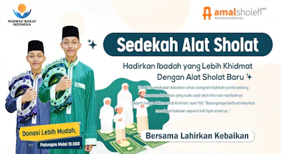 SEDEKAH ALAT SHOLAT