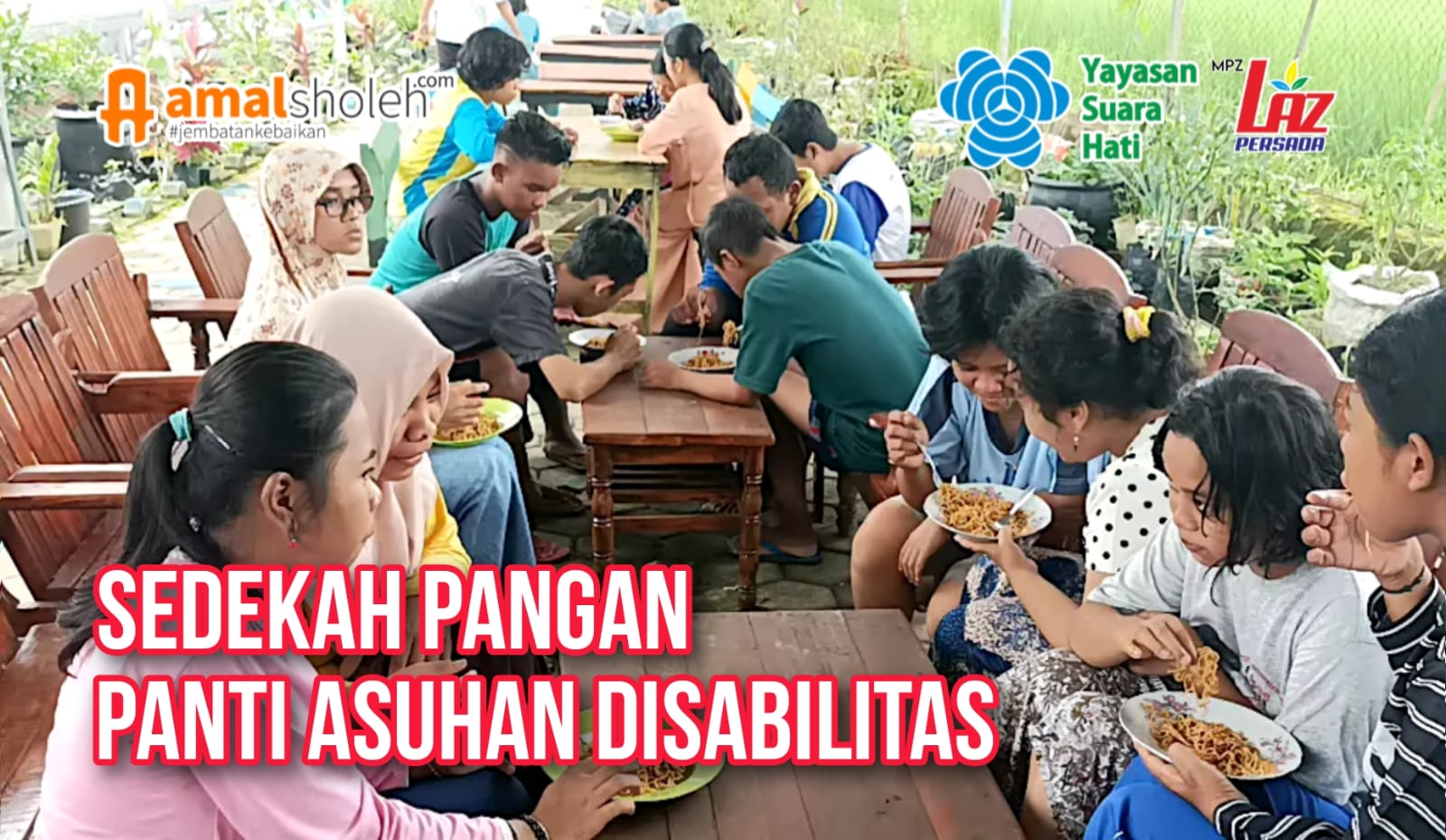 Sedekah Pangan Panti Asuhan Disabilitas