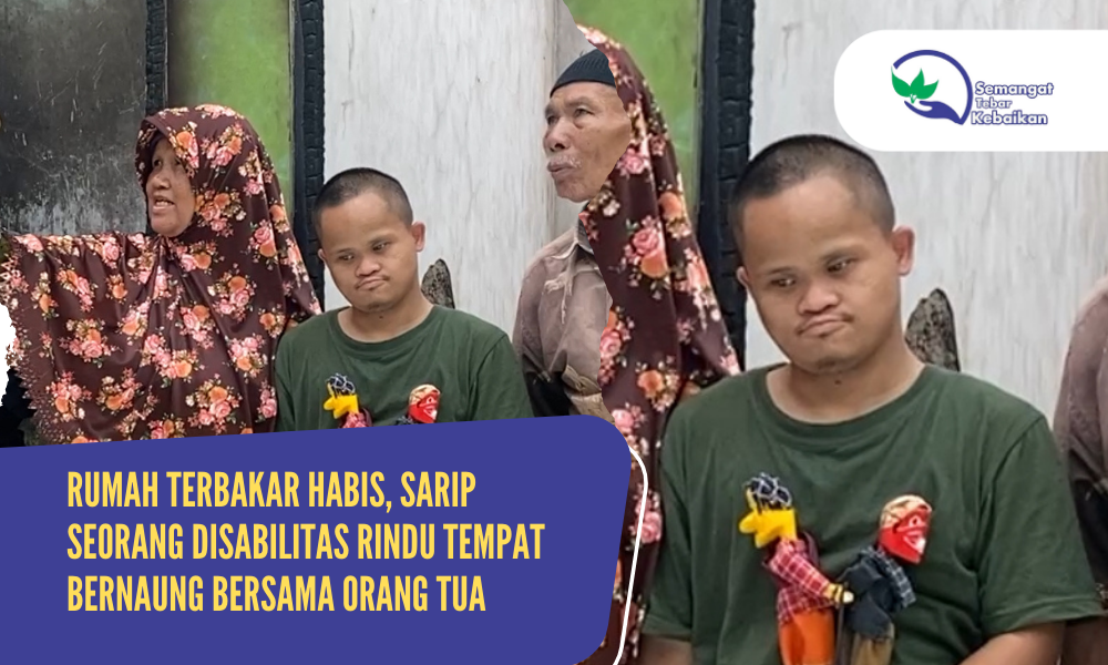 Kebakaran Lahap Rumah Sarip, Anak Disabilitas
