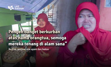 Bantu Wujudkan Mimpi Bu Eva, Ingin Berkurban Atas Nama Orangtua