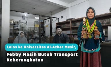 Butuh Segera! Patungan Keberangkatan Kuliah Febby ke Mesir