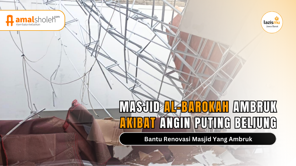 Bantu Bangun Kembali Masjid yang Ambruk