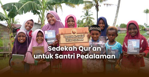 Sedekah Al Quran Untuk Santri di Pedalaman