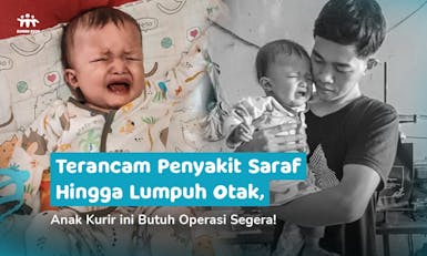 Berjuang Lawan Jantung dan Bronkitis, Cegah Anak Kurir ini dari Kelumpuhan