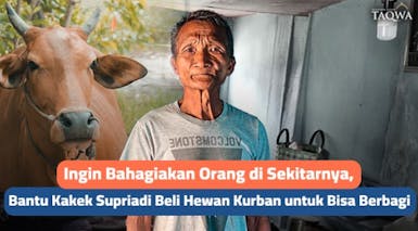 Patungan Kurban untuk Kakek Supriadi