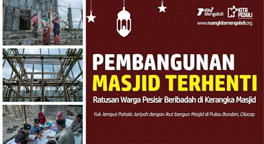 Wujudkan Masjid Pertama di Pulau Terpencil Cilacap