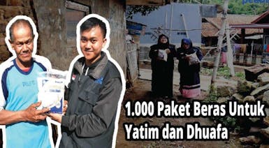 1.000 Paket Beras untuk Yatim dan Dhuafa