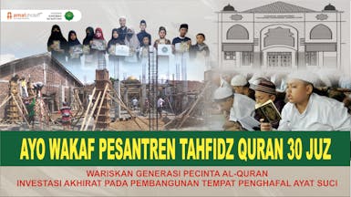 Wakaf Amal Jariyah Bangun Masjid dan Pesantren Yatim